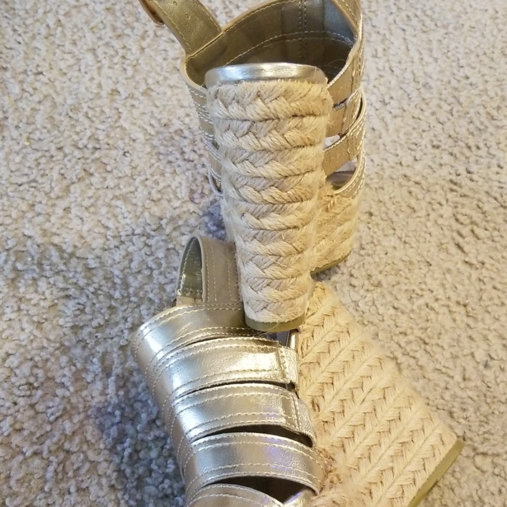 Platform Wedge Sandals - image 7